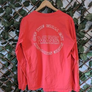 Vans long sleeve mens t-shirt